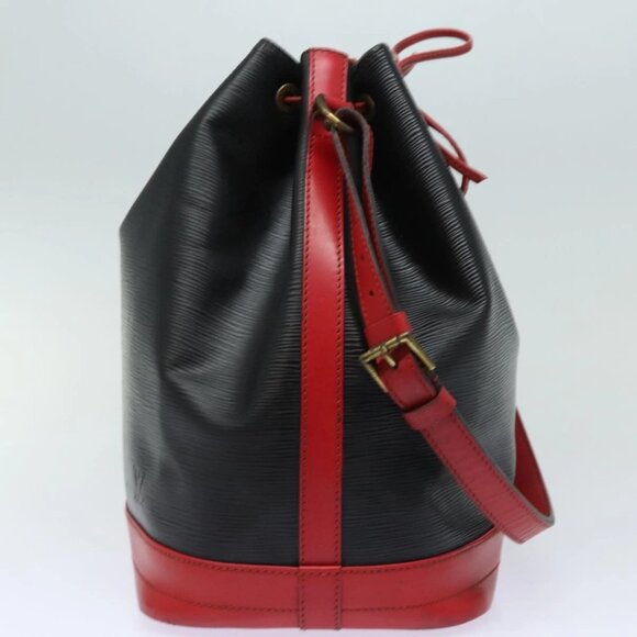 LOUIS VUITTON Epi Noe Shoulder Bag By color Black Red M44017 LV Auth 81573 - Picture 4 of 16